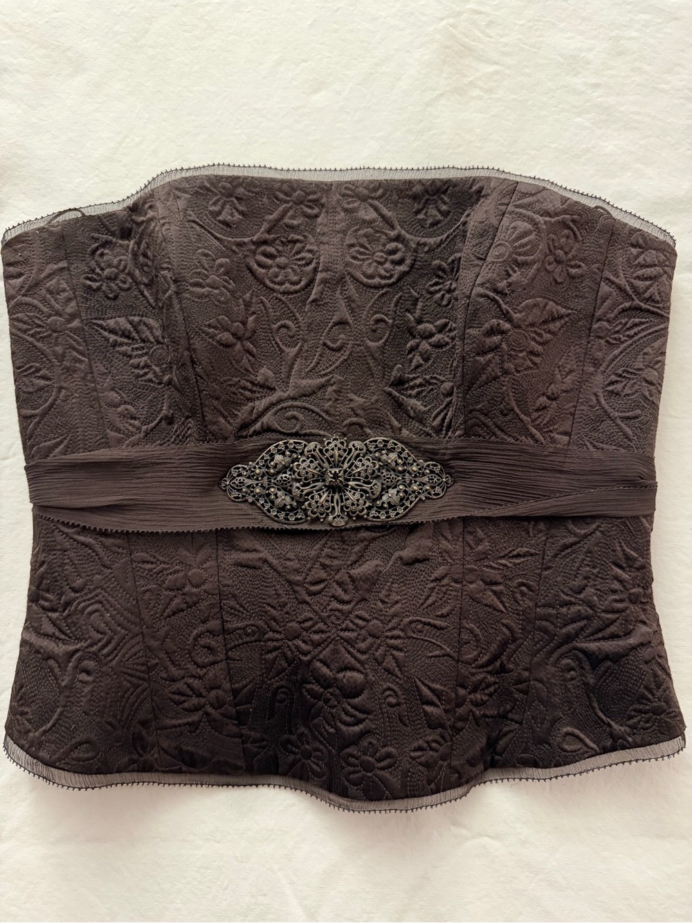 NWT-Elie Tahari “Jemma” Silk Corset Size S